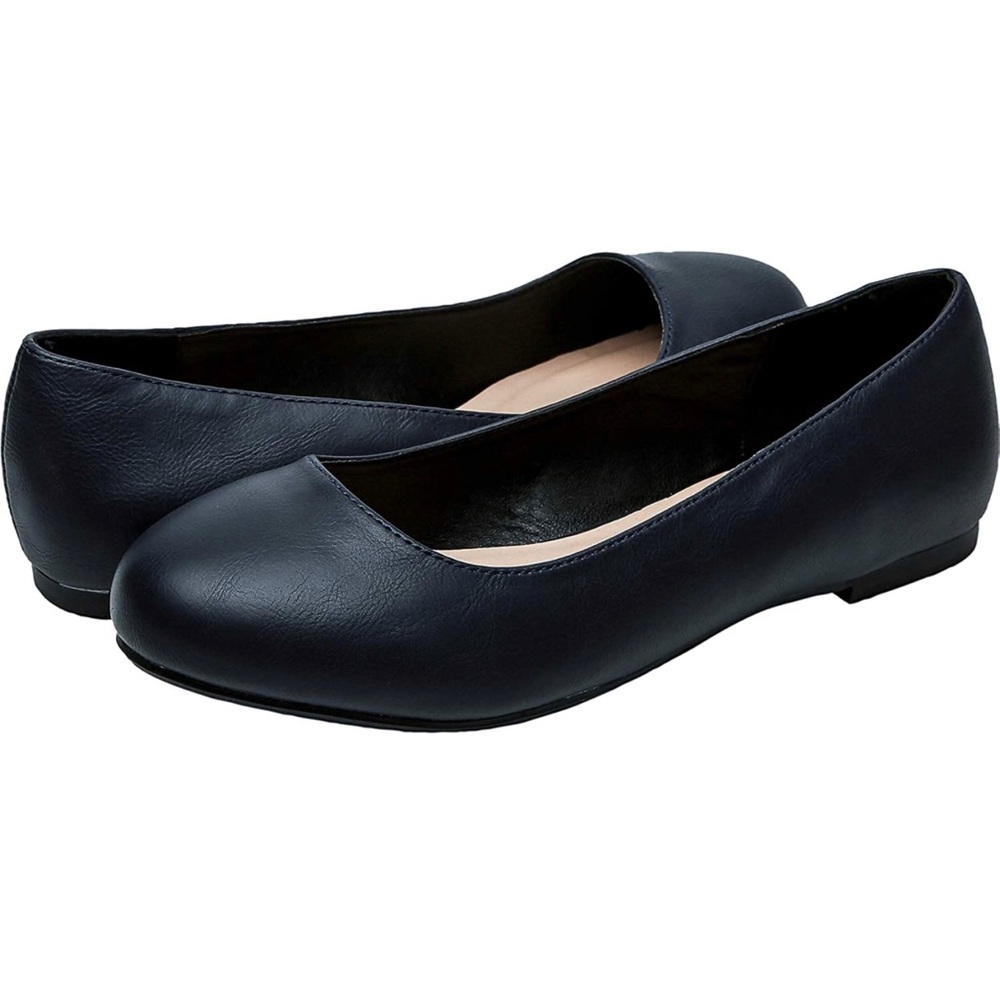 Luoika Women's Wide Width Flat Shoes Sz 8 M